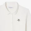 Women’s Slim Fit Pointelle Branded L.12.D Polo