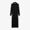 Women’s Slim Fit Ribbed Cotton Polo Collar Dress