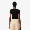 Women’s Slim Fit Ribbed Cotton T-Shirt