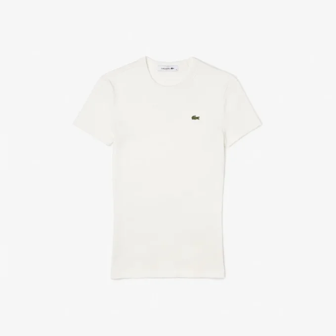 Women’s Slim Fit Ribbed Cotton T-Shirt