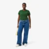 Women’s Slim Fit Ribbed Cotton T-Shirt