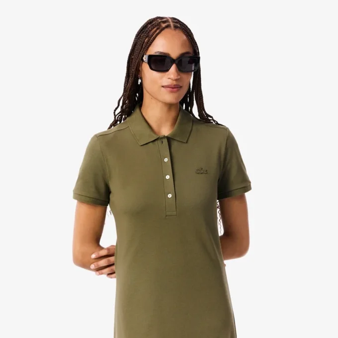 Women’s Slim Fit Stretch Mini Piqua Polo Dress