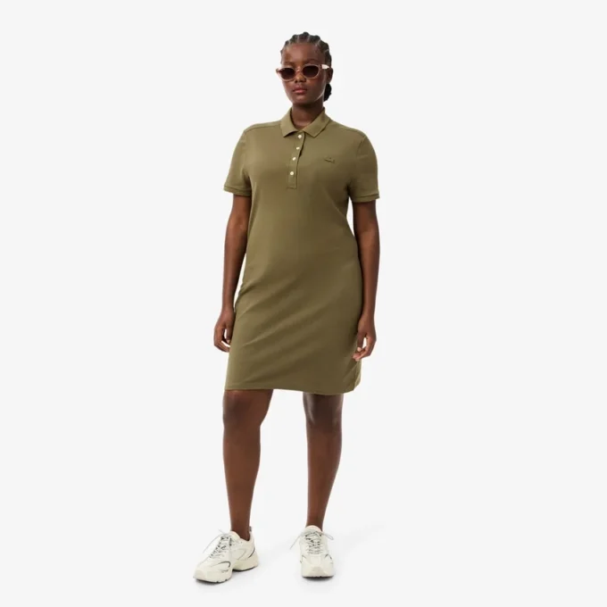 Women’s Slim Fit Stretch Mini Piqua Polo Dress