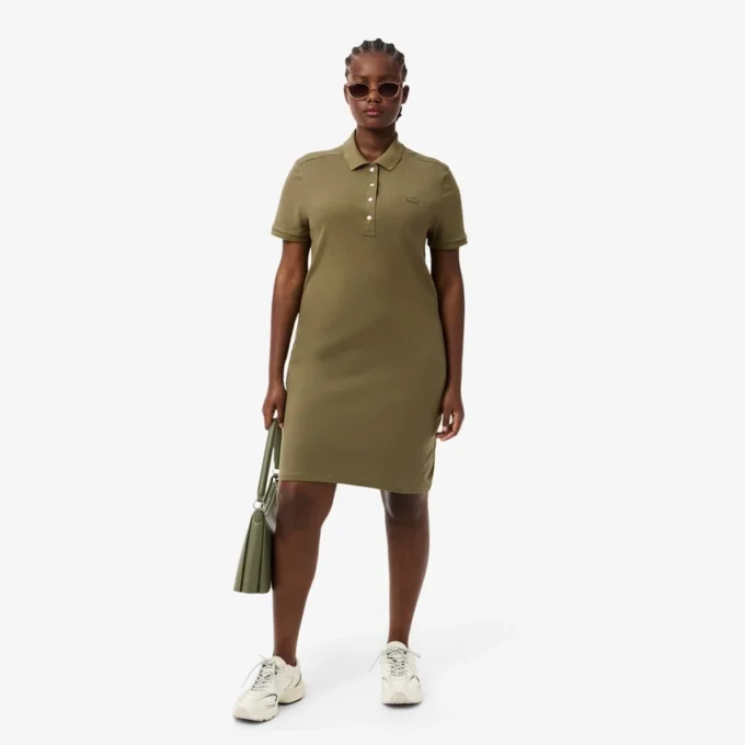 Women’s Slim Fit Stretch Mini Piqua Polo Dress