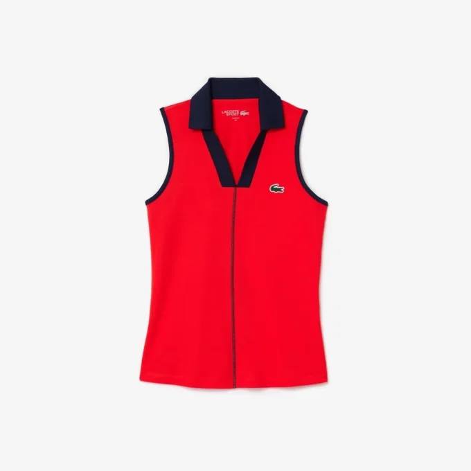Women’s Slim Fit Ultra Dry Sleeveless Tennis Polo
