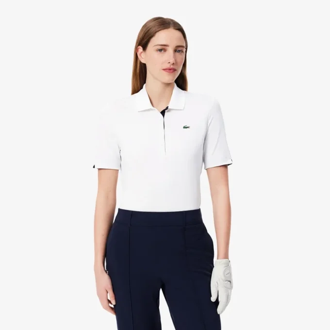 Women’s Slim Fit Uv Protect Stretch Golf Polo