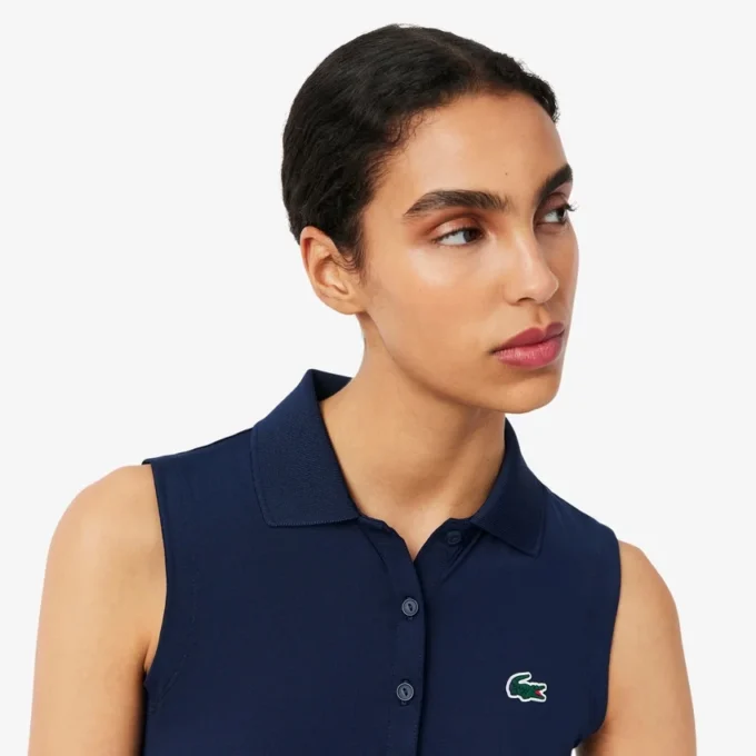 Women’s Slim Fit Uv Protect Stretch Golf Polo