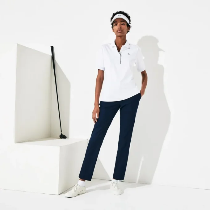 Women’s Slim Fit Uv Protect Stretch Golf Polo