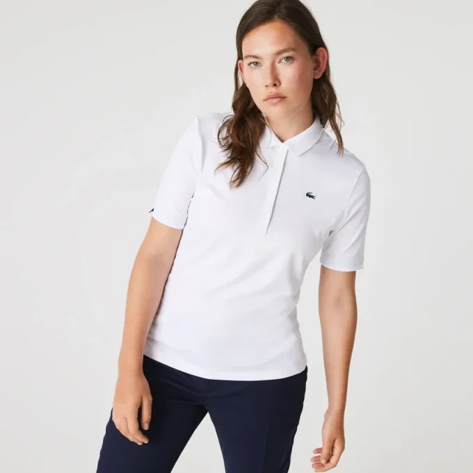 Women’s Slim Fit Uv Protect Stretch Golf Polo