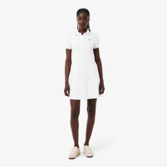 Women’s Stretch Polo Collar Skater Dress