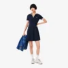 Women’s Stretch Polo Collar Skater Dress