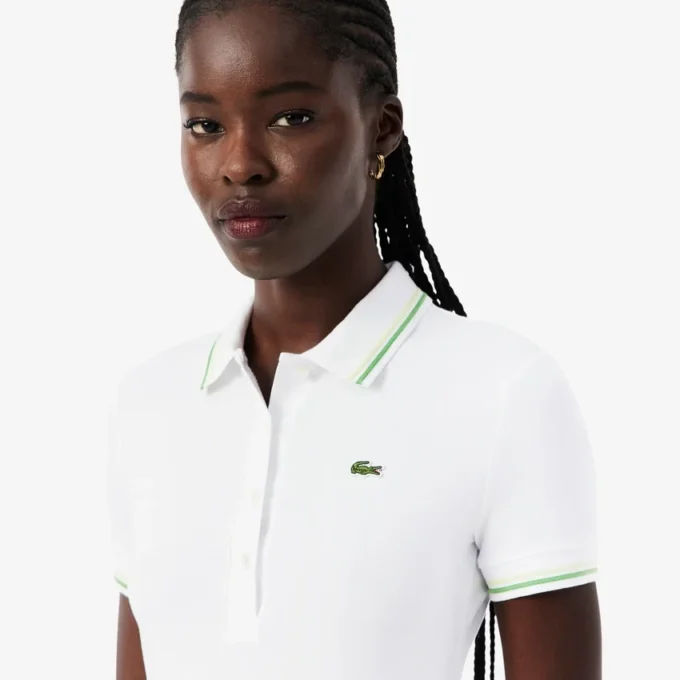 Women’s Stretch Polo Collar Skater Dress