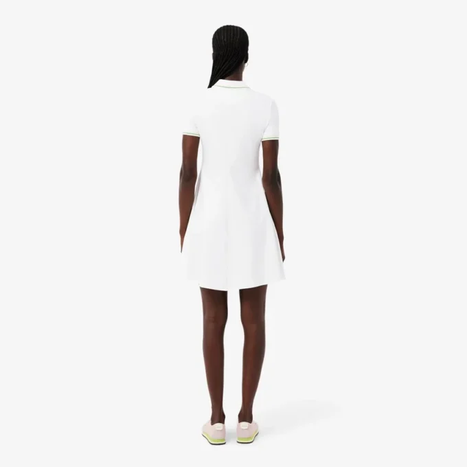 Women’s Stretch Polo Collar Skater Dress