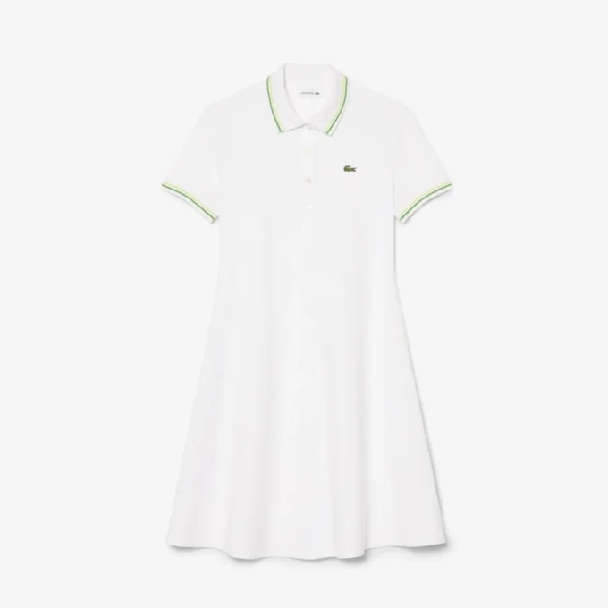 Women’s Stretch Polo Collar Skater Dress