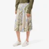Women’s Topography Print Pleated Skirt