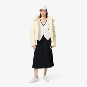 Women’s V-Neck Moss Stitch Cotton Cardigan