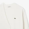 Women’s V-Neck Moss Stitch Cotton Cardigan