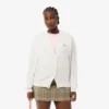 Women’s V-Neck Moss Stitch Cotton Cardigan