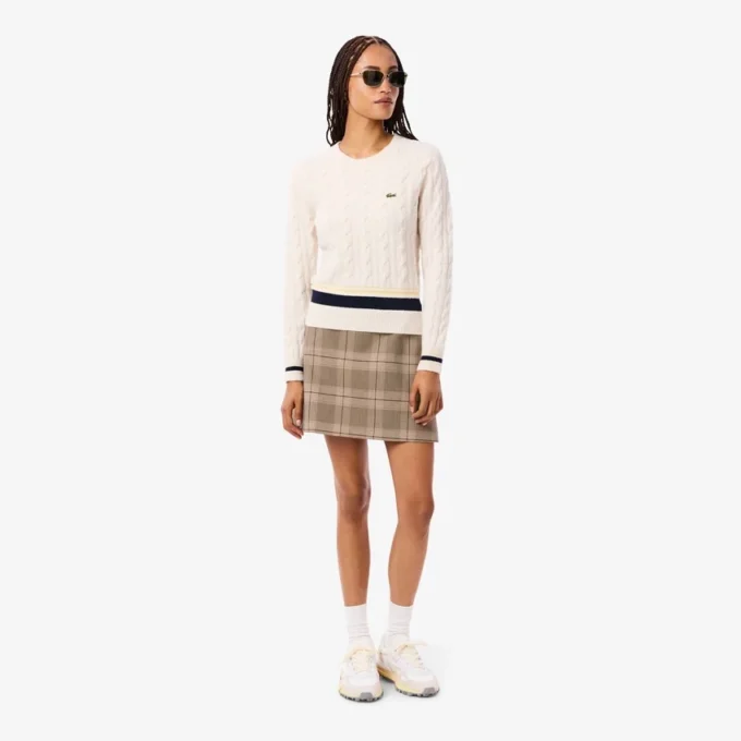 Women’s Water-Repellent Plaid Skirt