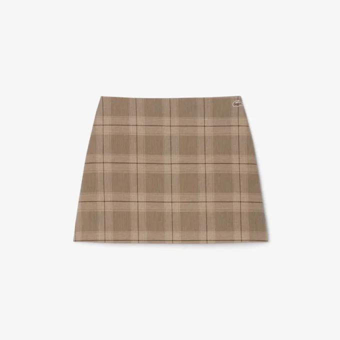 Women’s Water-Repellent Plaid Skirt