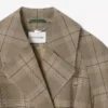 Women’s Water-Repellent Plaid Wrap Coat