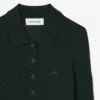 Women’s Wool Jersey Polo Collar Sweater