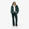 Women’s Zip-Up Stripe Accent Sweatshirt