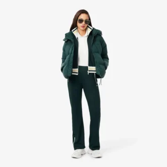 Women’s Zip-Up Stripe Accent Sweatshirt