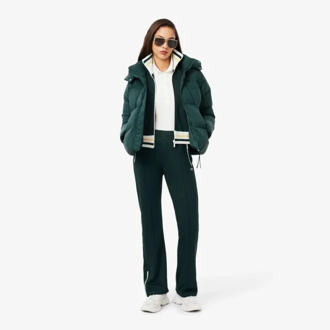 Women’s Zip-Up Stripe Accent Sweatshirt