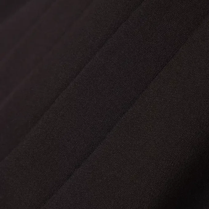 Wool Blend Pleated Polo Dress