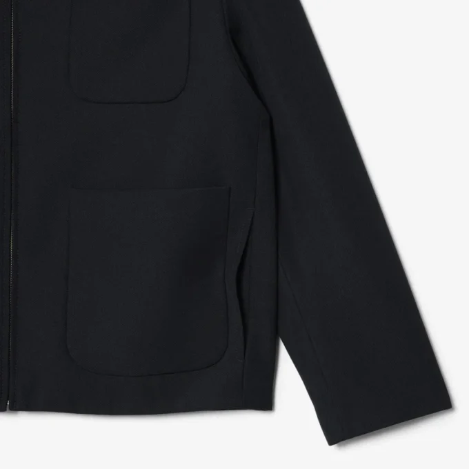 Wool Blend Twill Jacket