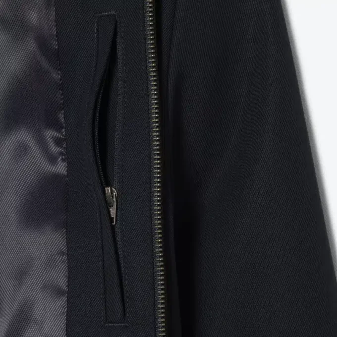 Wool Blend Twill Jacket