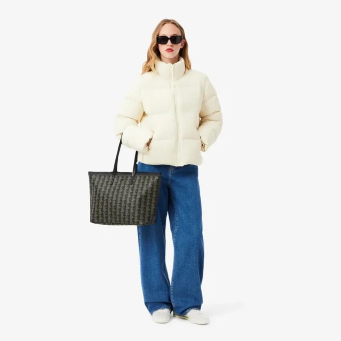 Zely Grained Tote & Pouch