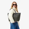 Zely Grained Tote & Pouch